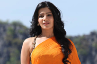 Samantha Orange Saree Photos